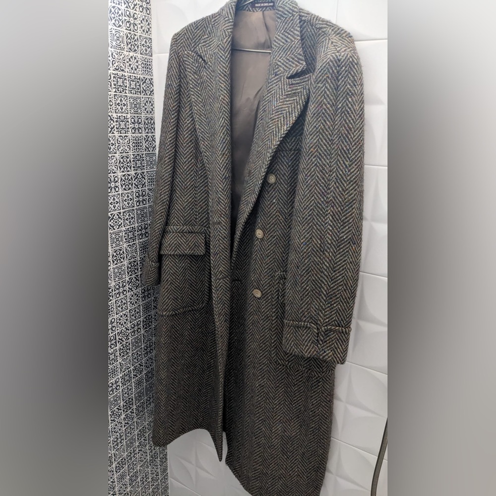 Men’s long wool coat